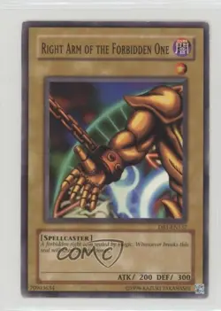 Right Arm of the Forbidden One YuGiOh Dark Beginning 1 #DB1-EN137 2004 READ - Image 1