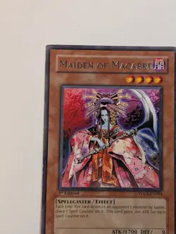 Yugioh TCG - 1x Maiden of Macabre - TDGS-EN084 - Played MP - 1st Edition - Rare - Image 3