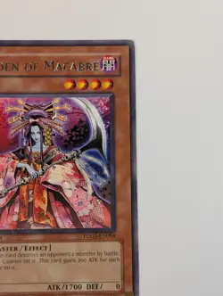 Yugioh TCG - 1x Maiden of Macabre - TDGS-EN084 - Played MP - 1st Edition - Rare - Image 4