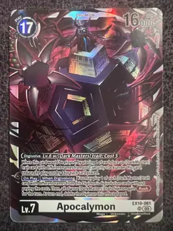 Digimon Card Game Apocalymon EX10-061 SR Sinister Order NM - Image 1