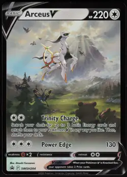 Arceus V Promo SWSH: Sword & Shield Promo Cards SWSH204 NM - Image 1