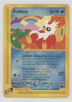 Delibird Pokemon e-Card Series Skyridge #49 2003 - Image 1