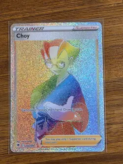 Choy 200/189 Rainbow Secret Rare Card - Astral Radiance - Image 1