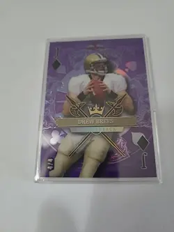 2024 Wild Card 5 Card Draw Drew Brees Purple J◇ 4/4 - Image 1