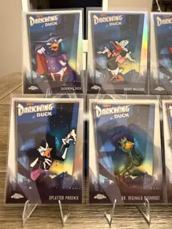 2026 Topps Chrome Disney Darkwing Duck *FULL 10 CARD SET* 35th Anniversay - Image 3