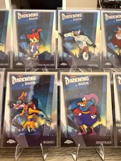 2026 Topps Chrome Disney Darkwing Duck *FULL 10 CARD SET* 35th Anniversay - Image 4