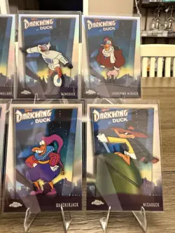 2026 Topps Chrome Disney Darkwing Duck *FULL 10 CARD SET* 35th Anniversay - Image 5