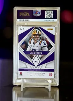 2020 Joe Burrow Auto RC Game Used NEBULA /2 Prizm PSA Chronicles POP 1 Rookie - Image 2
