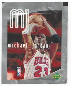 MICHAEL JORDAN 1998-99 Upper Deck MJ Sticker Collection Sealed Pack - Image 1