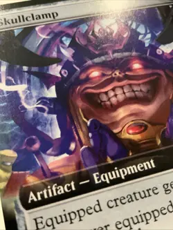 Skullclamp (Extended Art) Rare MTG Marvel Super Heroes Commander 0451 - Image 2