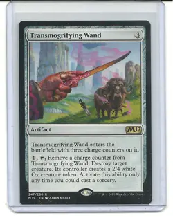 Transmogrifying Wand - 2019 Core Set - Magic the Gathering - Image 1