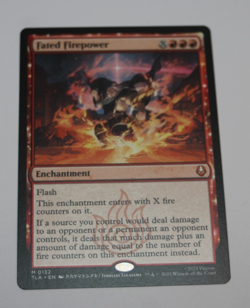 Fated Firepower. Avatar The Last Airbender Universes Beyond Mythic MTG NM TLA - Image 1