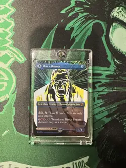Bruce Banner / The Incredible Hulk #390 M Foil - Marvel - MTG - Borderless - NM - Image 3