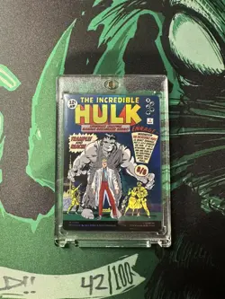 Bruce Banner / The Incredible Hulk #390 M Foil - Marvel - MTG - Borderless - NM - Image 4