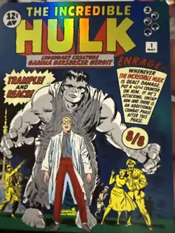 MTG Marvel Super Heroes MSH Bruce Banner 0390 FOIL Borderless Comic Mythic - Image 2