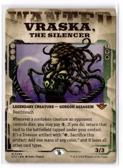 Vraska, the Silencer (Showcase) 299 Outlaws of Thunder Junction NM - Image 1