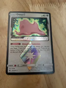 Pokemon Ditto Prism Star 154/214 Lost Thunder NM - Image 2