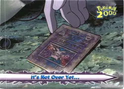 It's Not Over Yet... #70 Topps The Movie 2000 Trading Cards Pokemon Near Mint - Image 1