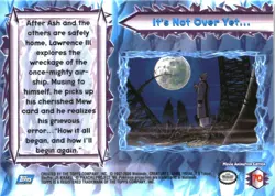 It's Not Over Yet... #70 Topps The Movie 2000 Trading Cards Pokemon Near Mint - Image 2