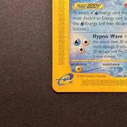 Suicune 2002 Pokemon 4Ever Movie Promo #53 - Black Star Promo - LP - Image 4