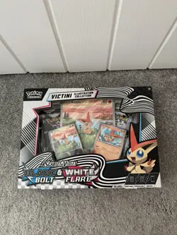 Pokemon Black Bolt & White Flare Victini Illustration Collection Box - Brand New - Image 1