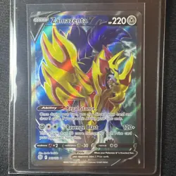 Zamazenta V (Full Art) 163/172 Brilliant Stars Holo Tcg Pokemon Card - Image 1