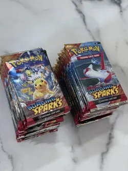 Pokemon TCG Surging Sparks 36 Sealed Booster Packs Lot Booster Box Equivalent - Image 1