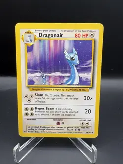 Pokemon Base Set Dragonair Rare #18/102 Vintage WOTC LP - Image 1