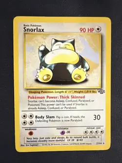 Pokemon Jungle Snorlax Non Holo 27/64 - NM - Image 1