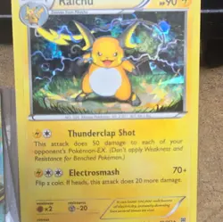 Raichu (Cracked Ice Holo) 49/162 Pokemon BREAKthrough Deck Exclusive - Near Mint - Image 1
