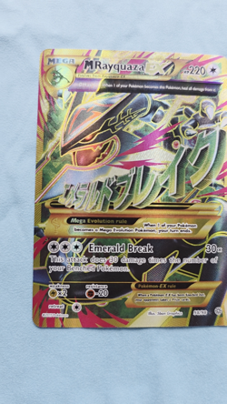 NICE M Rayquaza EX Shiny Full Art Holo 98/98 Pokemon TCG XY Ancient Origins - Image 2