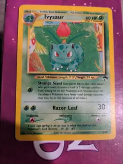 Pokemon TCG Ivysaur 05/18 Southern Islands Promo Regular HP60 PLAYED - Image 1