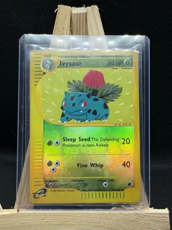 Pokemon TCG Ivysaur 82/165 Reverse Holo Expedition 2001 Base Set WOTC- LP/ MP - Image 1