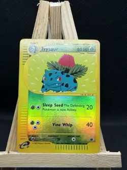 Pokemon TCG Ivysaur 82/165 Reverse Holo Expedition 2001 Base Set WOTC- LP/ MP - Image 3