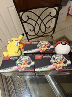 Pokemon TCG Scarlet & Violet Prismatic Evolutions Surprise Box SEALED (3 Boxes) - Image 2