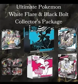 Pokemon Scarlet Violet White Flare Black Bolt Ultimate Package Factory Sealed - Image 1