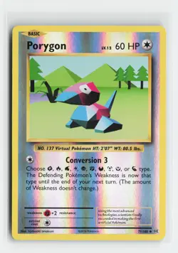 Porygon 71/108 Uncommon XY - Evolutions Reverse Holofoil Pokemon NM - Image 1