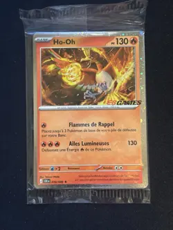FRENCH Ho-Oh 010/086 Galaxy GameStop EbGames Promo Sealed Pokemon Chaos Rising - Image 1