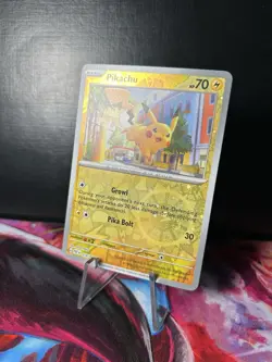 Pokemon TCG Pikachu 018/091 Reverse Holo Cosmos Costco Exclusive NM - Image 2