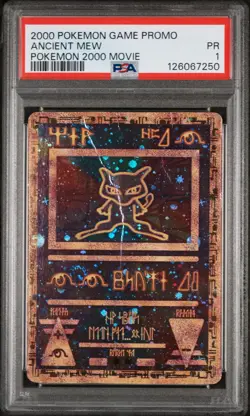 PSA 1 Ancient Mew 2000 Movie Game Promo SWIRL Holo Pokemon Card TCG - Image 2