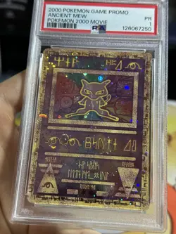 PSA 1 Ancient Mew 2000 Movie Game Promo SWIRL Holo Pokemon Card TCG - Image 4