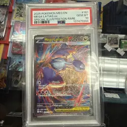 Mega Latias EX 181/132 Special Illustration Rare Pokemon PSA 10 - Image 1