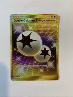 Pokemon TCG Double Colorless Energy Guardians Rising 166/145 Holo Secret Rare - Image 1