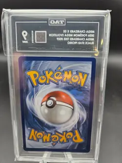 2026 POKEMON MEP BLACK STAR PROMO #029 MEGA CHARIZARD X EX TAG (PSA) 9 - Image 2