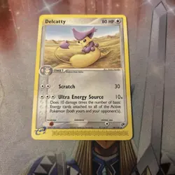Delcatty 34/100 Uncommon EX Sandstorm Pokemon TCG Vintage LP - Image 1