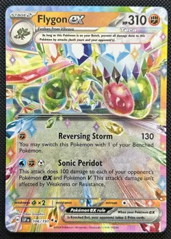 Pokemon TCG Surging Sparks - EX Tera Holo Lot (6) Tatsugiri Flygon Hydreigon + - Image 3