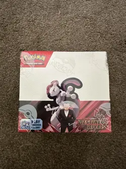 Pokemon TCG Destined Rivals Booster Box (36 pack) - Very Minor Tear! - Image 1