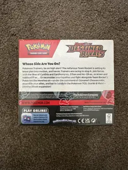 Pokemon TCG Destined Rivals Booster Box (36 pack) - Very Minor Tear! - Image 2