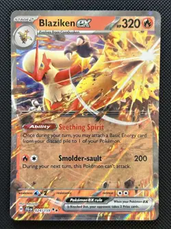 Pokemon TCG JTG - Double Rare Ex Lot (6) Blaziken Mamoswine Lillie's Clefairy + - Image 2
