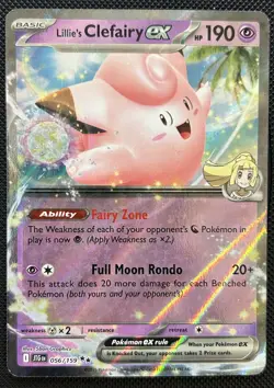 Pokemon TCG JTG - Double Rare Ex Lot (6) Blaziken Mamoswine Lillie's Clefairy + - Image 4